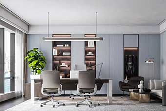 防城港轻奢风格-书房