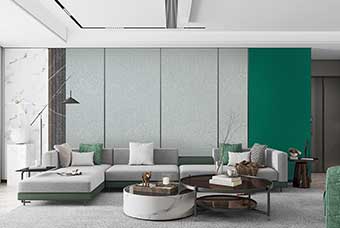 防城港轻奢风格-客厅