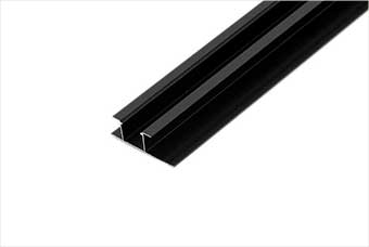 防城港航空纤维墙咔铝合金带灯中条(哑黑氧化)