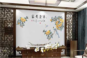 防城港森佰汇航空纤维墙咔（富贵荣华）