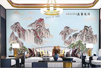 防城港森佰汇航空纤维墙咔（鸿运当头）